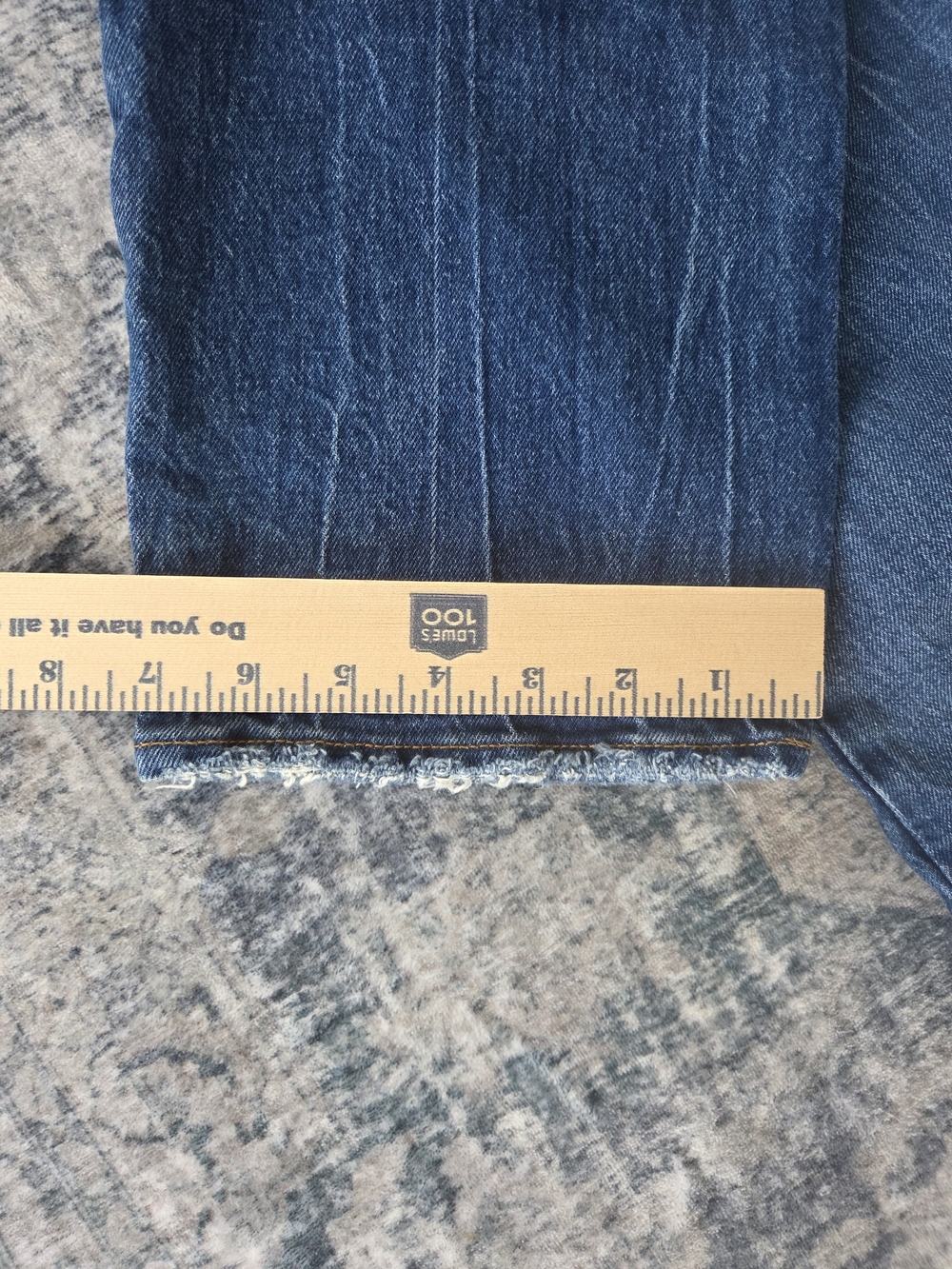 Abercrombie & Fitch Dark Blue Denim 90s Straight Ultra High Rise - Picture 5 of 9